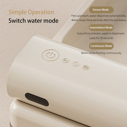 Smart Motion-Sensor Pet Water Fountain 4L - Wireless Automatic Cat & Dog Water Dispenser with Triple Filtration & Quiet Pump